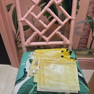 20 Set of Yellow Mesh Bags waterproof beach bags